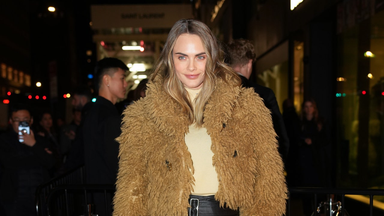 Cara Delevingne Shows How to Jump on the Miniskirt Trend Without Actually Wearing One